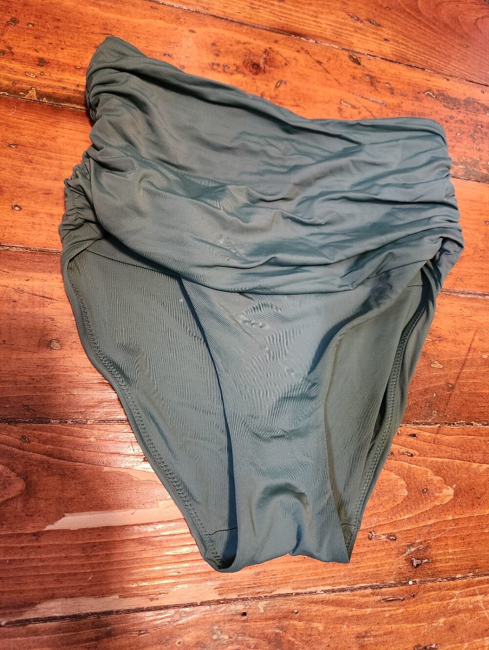 Knix Ultra High-Waist Olive Green Women’s Swim Bottom